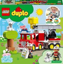 lego gaisrine - LEGO Duplo Ugniagesių automobilis 10969 - 3 nuotrauka